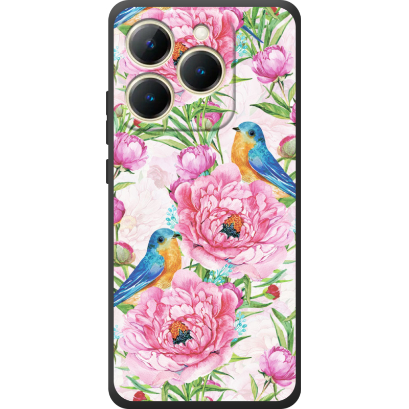 Чохол BoxFace Realme 15T Birds and Flowers