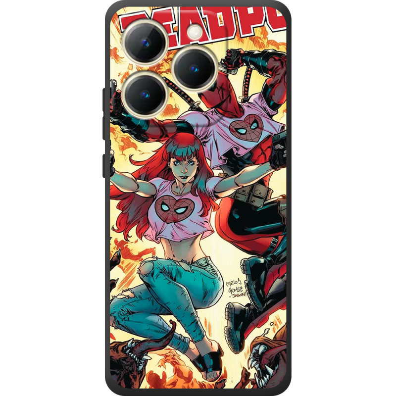 Чохол BoxFace Realme 15T Deadpool and Mary Jane