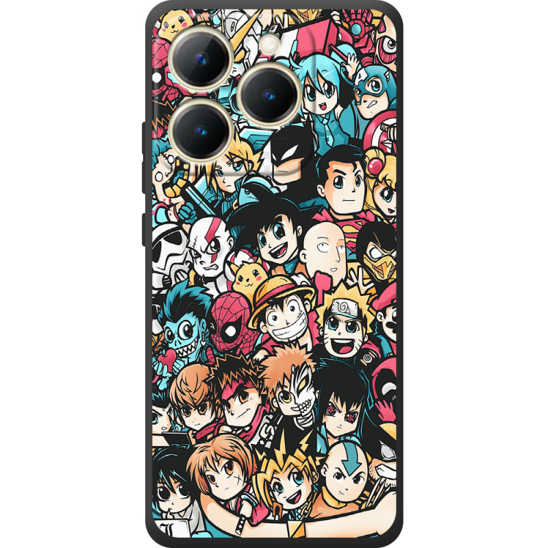 Чохол BoxFace Realme 15T Anime Stickers