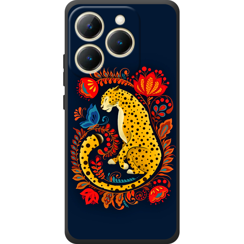 Чохол BoxFace Realme 15T Petrykivka Leopard