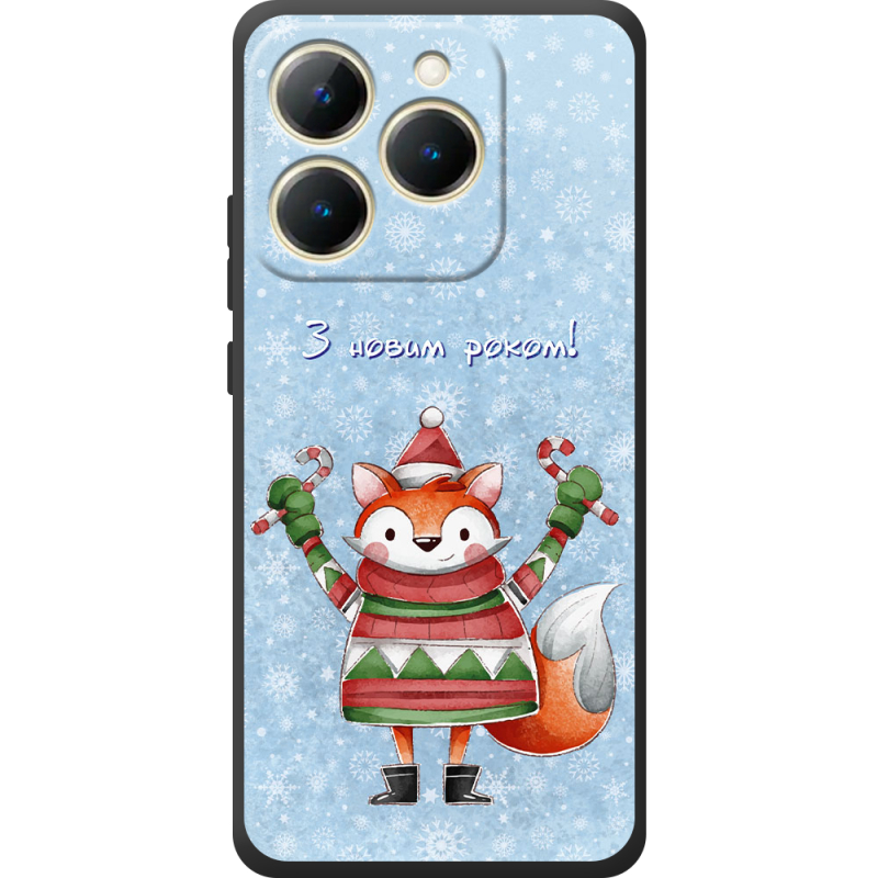 Чохол BoxFace Realme 15T Fox З новим роком!