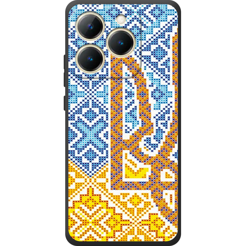 Чохол BoxFace Realme 15T Тризуб Вишивка