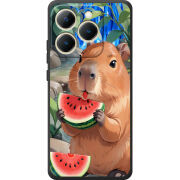 Чохол BoxFace Realme 15T Капібара з кавуном