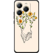 Чохол BoxFace Realme 15T Flower Hands