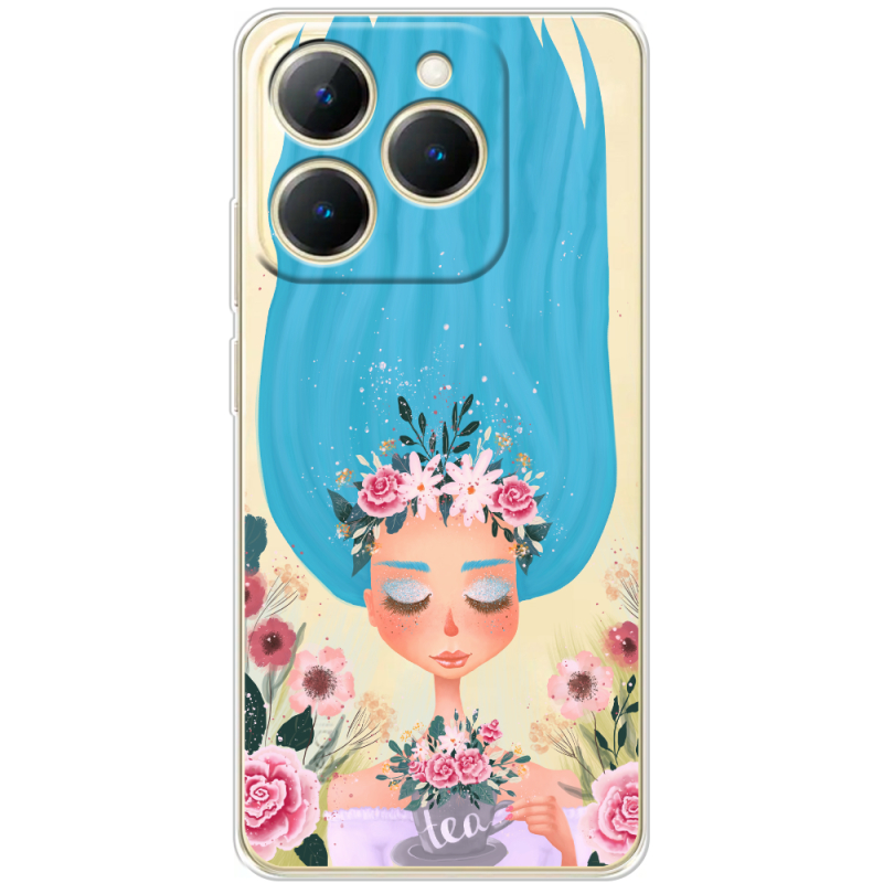 Прозорий чохол BoxFace Realme 15T Blue Hair