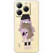 Прозорий чохол BoxFace Realme 15T Winter Morning Girl