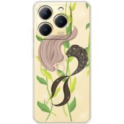 Прозорий чохол BoxFace Realme 15T Cute Mermaid