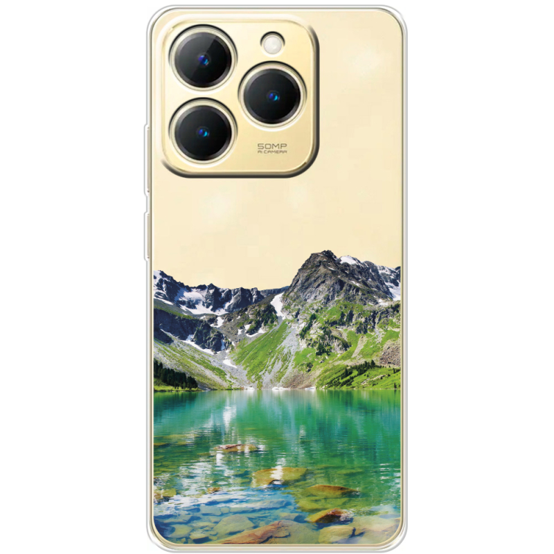 Прозорий чохол BoxFace Realme 15T Green Mountain