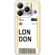 Прозорий чохол BoxFace Realme 15T Ticket London