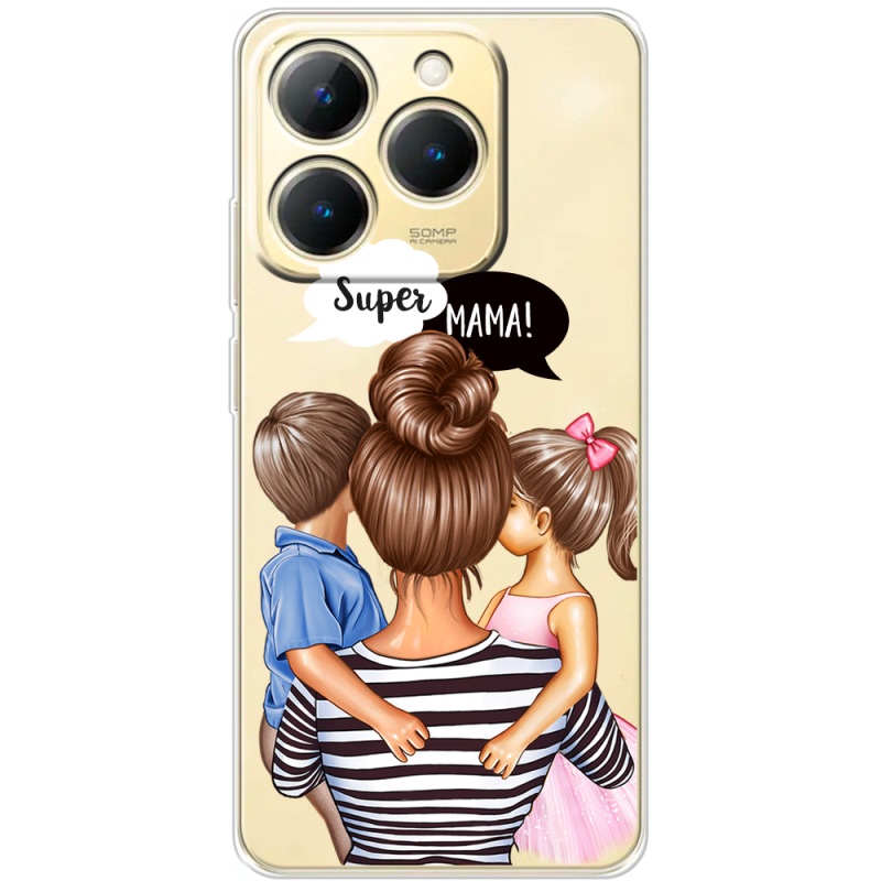 Прозорий чохол BoxFace Realme 15T Super Mama