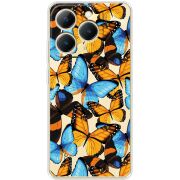 Прозорий чохол BoxFace Realme 15T Butterfly Morpho