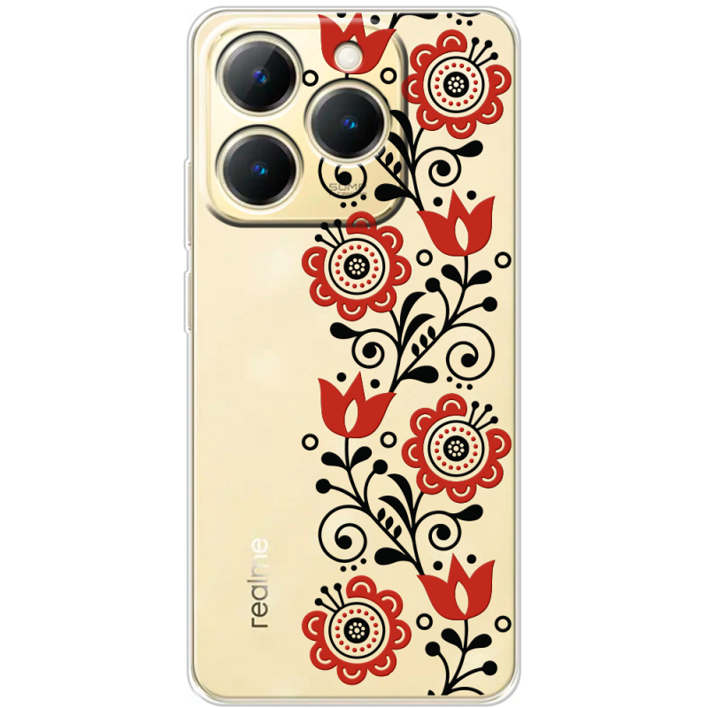 Прозорий чохол BoxFace Realme 15T Ethno Ornament