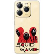 Прозорий чохол BoxFace Realme 15T siquid game люди в красном