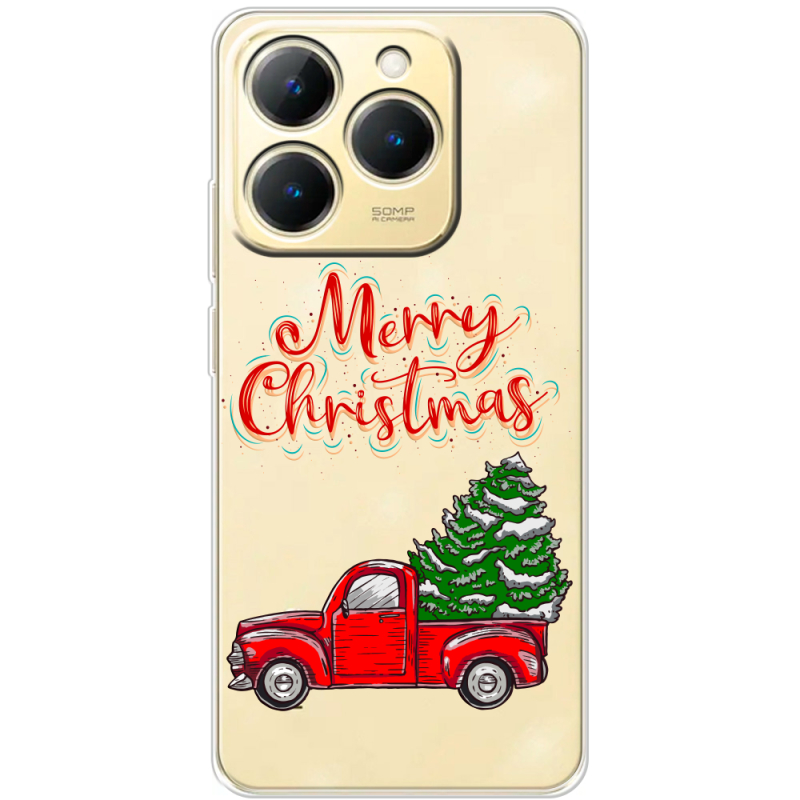 Прозорий чохол BoxFace Realme 15T Holiday Car