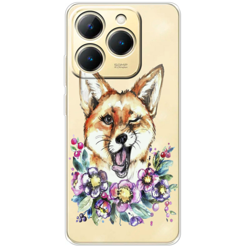 Прозорий чохол BoxFace Realme 15T Winking Fox