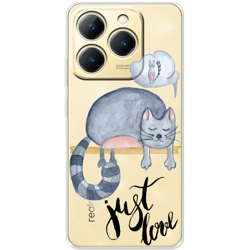 Прозорий чохол BoxFace Realme 15T Just Love