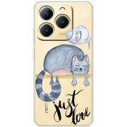 Прозорий чохол BoxFace Realme 15T Just Love