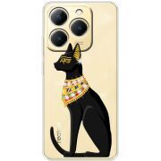 Чохол зі стразами Realme 15T Egipet Cat