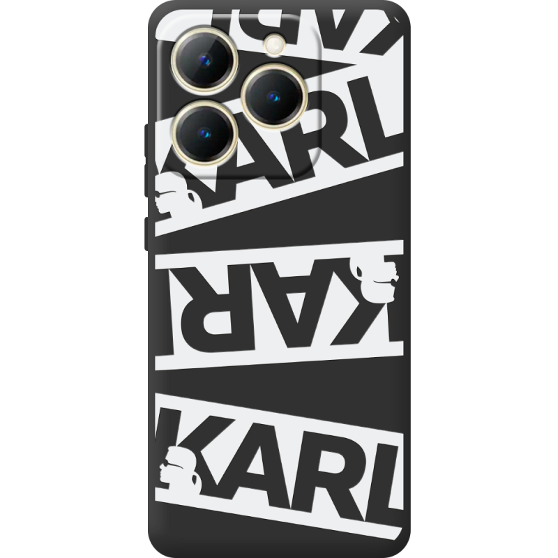 Чорний чохол BoxFace Realme 15T White Karl