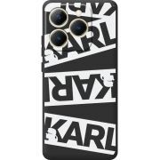 Чорний чохол BoxFace Realme 15T White Karl