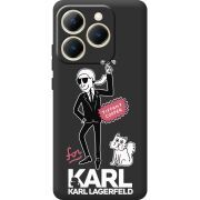 Чорний чохол BoxFace Realme 15T For Karl