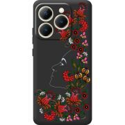 Чорний чохол BoxFace Realme 15T 3D Ukrainian Muse