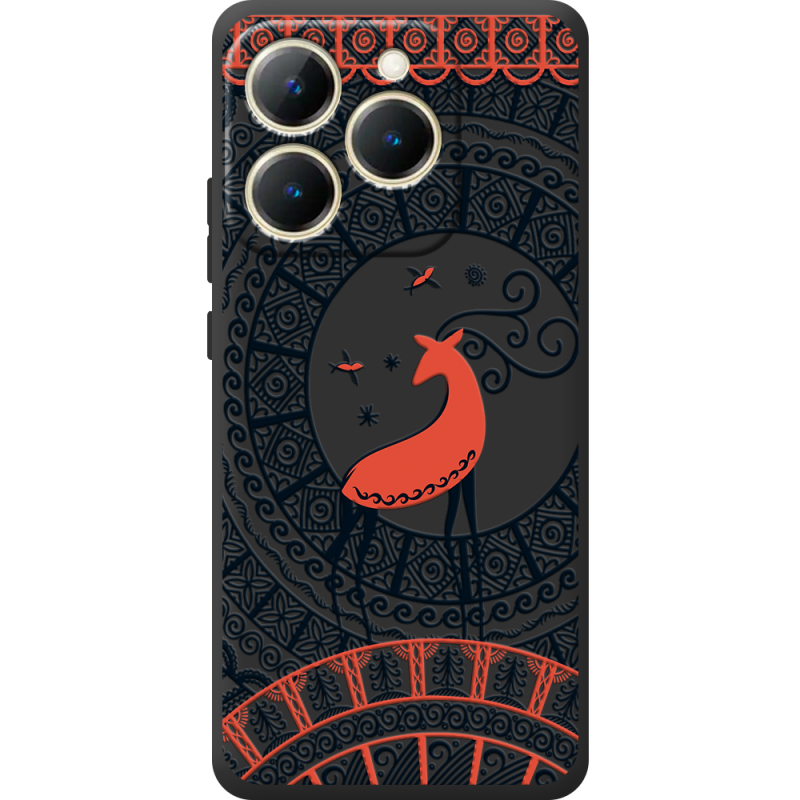 Чорний чохол BoxFace Realme 15T Ornament