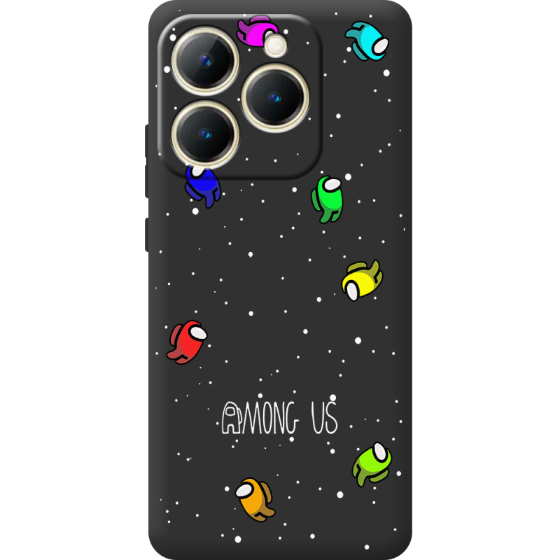 Чорний чохол BoxFace Realme 15T Among Us Invisible