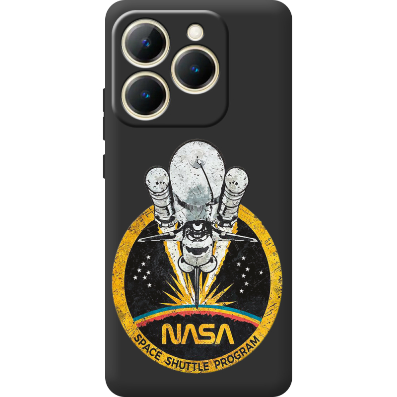Чорний чохол BoxFace Realme 15T NASA Spaceship