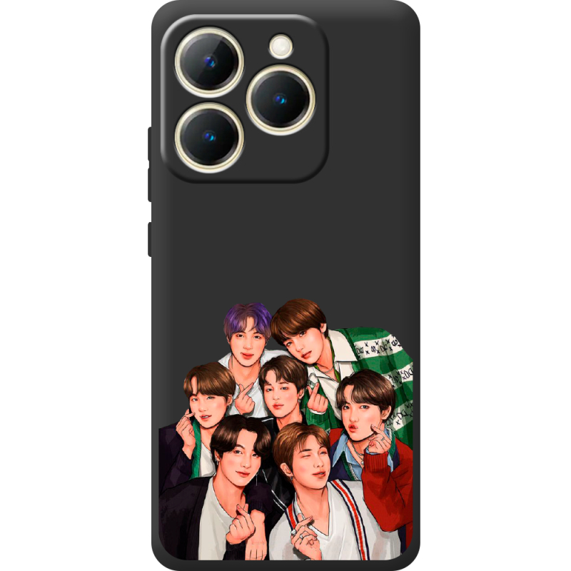 Чорний чохол BoxFace Realme 15T BTS