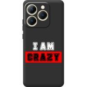 Чорний чохол BoxFace Realme 15T I'm Crazy