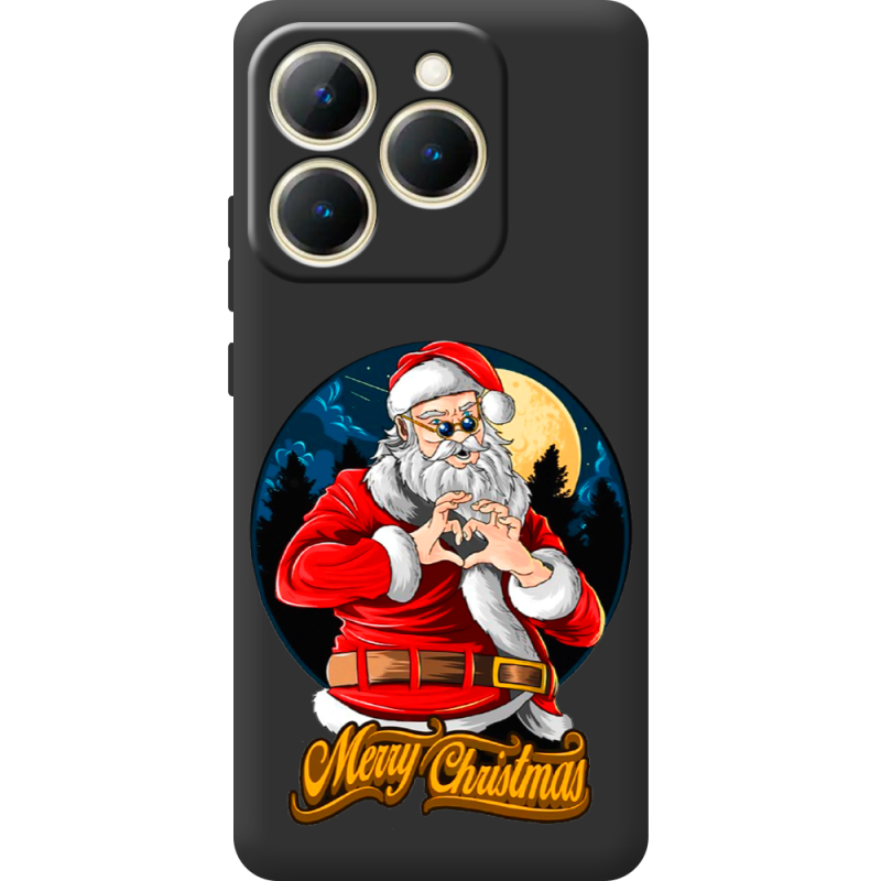 Чорний чохол BoxFace Realme 15T Cool Santa