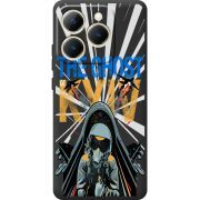 Чорний чохол BoxFace Realme 15T Привид Києва в дії