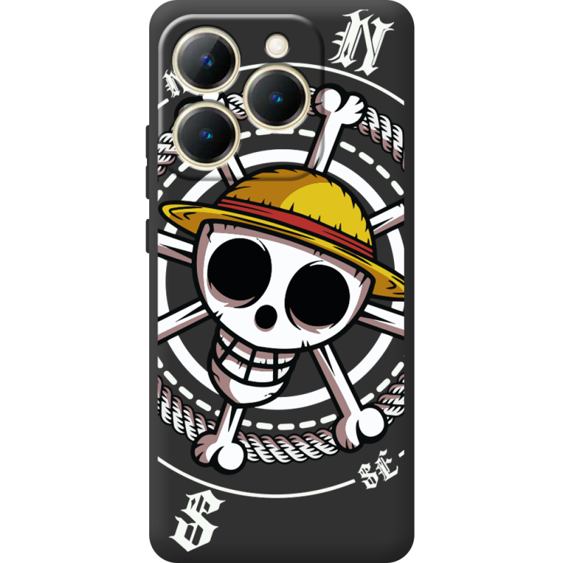 Чорний чохол BoxFace Realme 15T One Piece Компас