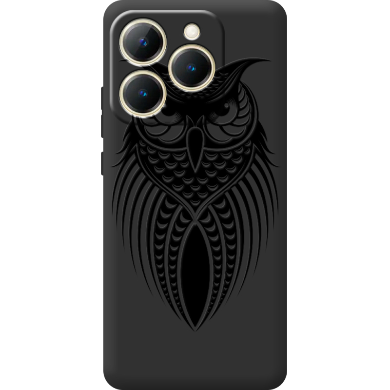 Чорний чохол BoxFace Realme 15T Owl