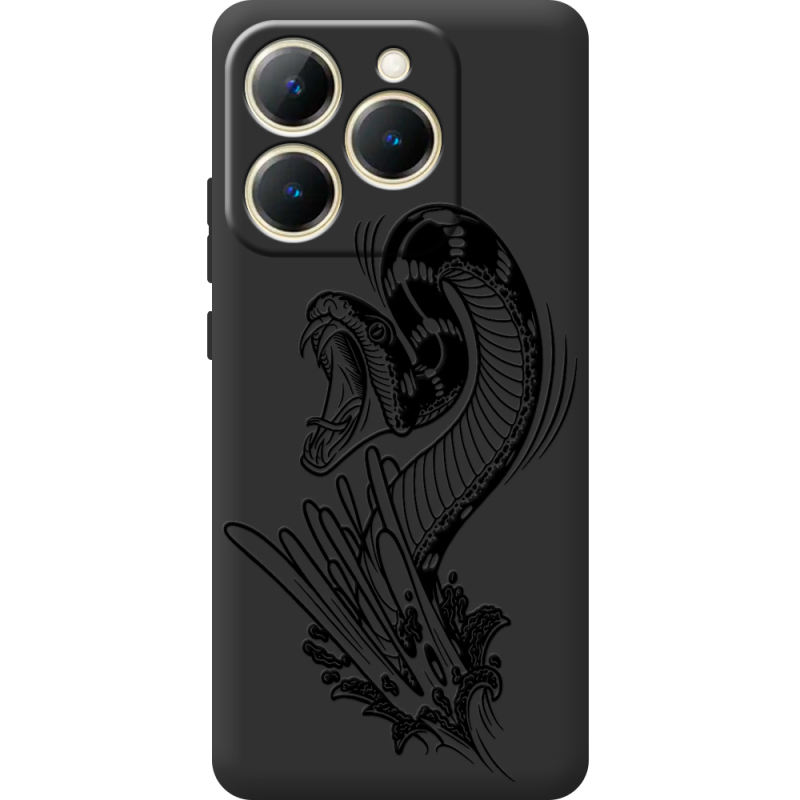 Чорний чохол BoxFace Realme 15T Snake