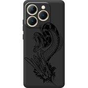 Чорний чохол BoxFace Realme 15T Snake