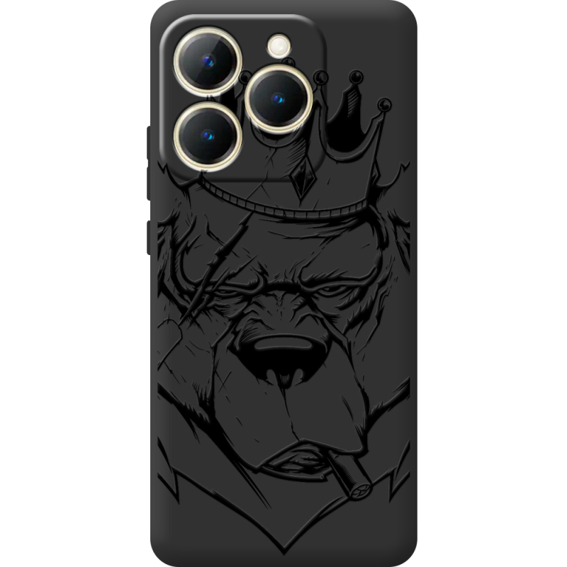 Чорний чохол BoxFace Realme 15T Bear King