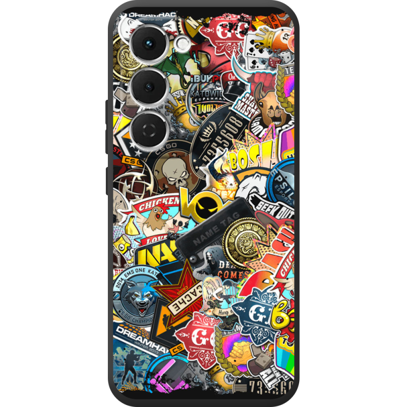 Чохол BoxFace Tecno Spark 40 Pro Plus CS:Go Stickerbombing