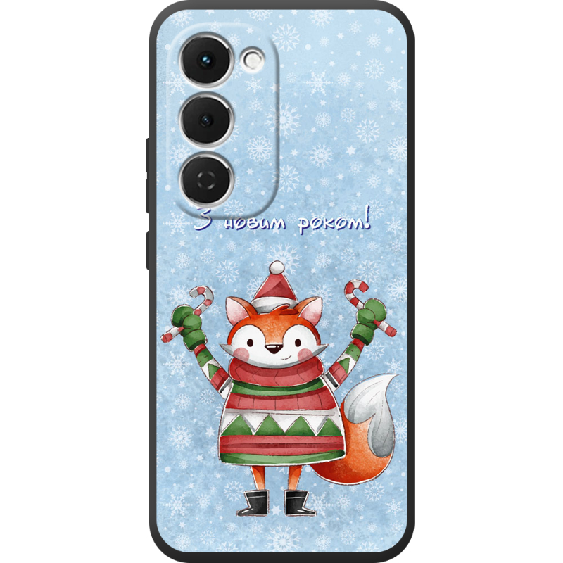 Чохол BoxFace Tecno Spark 40 Pro Plus Fox З новим роком!