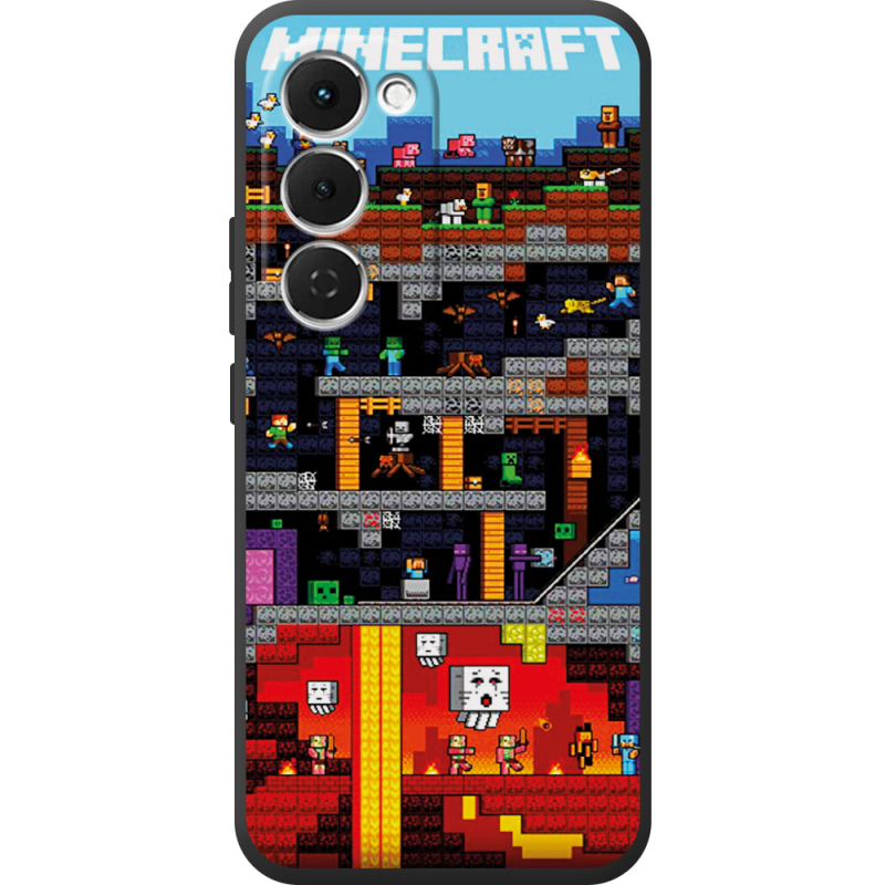 Чохол BoxFace Tecno Spark 40 Pro Plus Minecraft Lode Runner