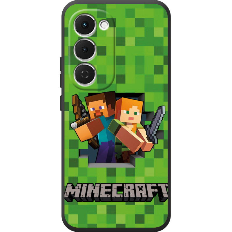 Чохол BoxFace Tecno Spark 40 Pro Plus Майнкрафт Стів і Алекс