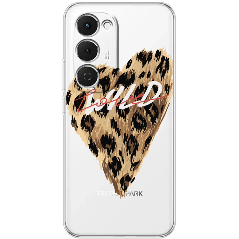 Прозорий чохол BoxFace Tecno Spark 40 Pro Plus Wild Love