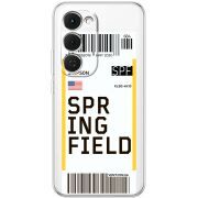 Прозорий чохол BoxFace Tecno Spark 40 Pro Plus Ticket Springfield