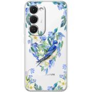 Прозорий чохол BoxFace Tecno Spark 40 Pro Plus Spring Bird