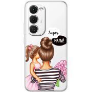 Прозорий чохол BoxFace Tecno Spark 40 Pro Plus Super Mama and Daughter