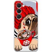 Прозорий чохол BoxFace Tecno Spark 40 Pro Plus Winter Puggy