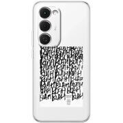 Прозорий чохол BoxFace Tecno Spark 40 Pro Plus Blah Blah