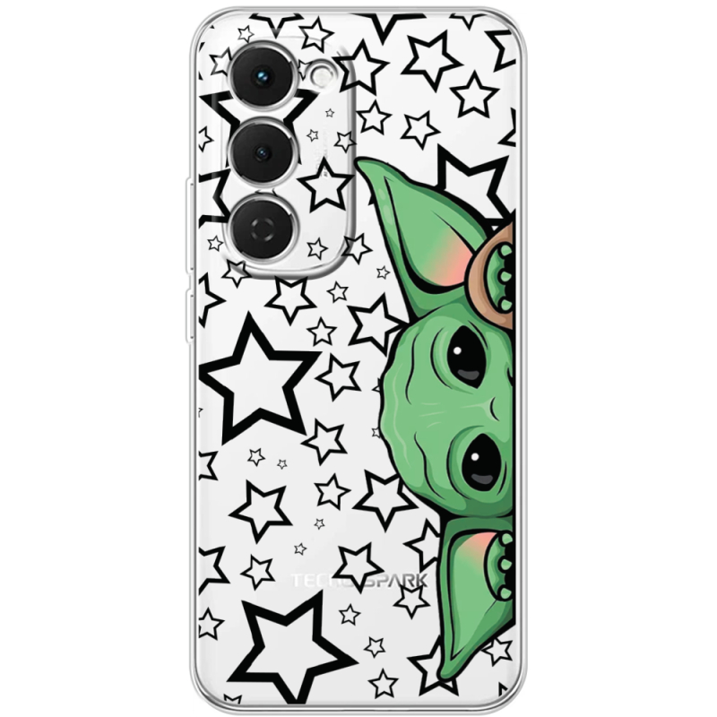 Прозорий чохол BoxFace Tecno Spark 40 Pro Plus Baby Yoda