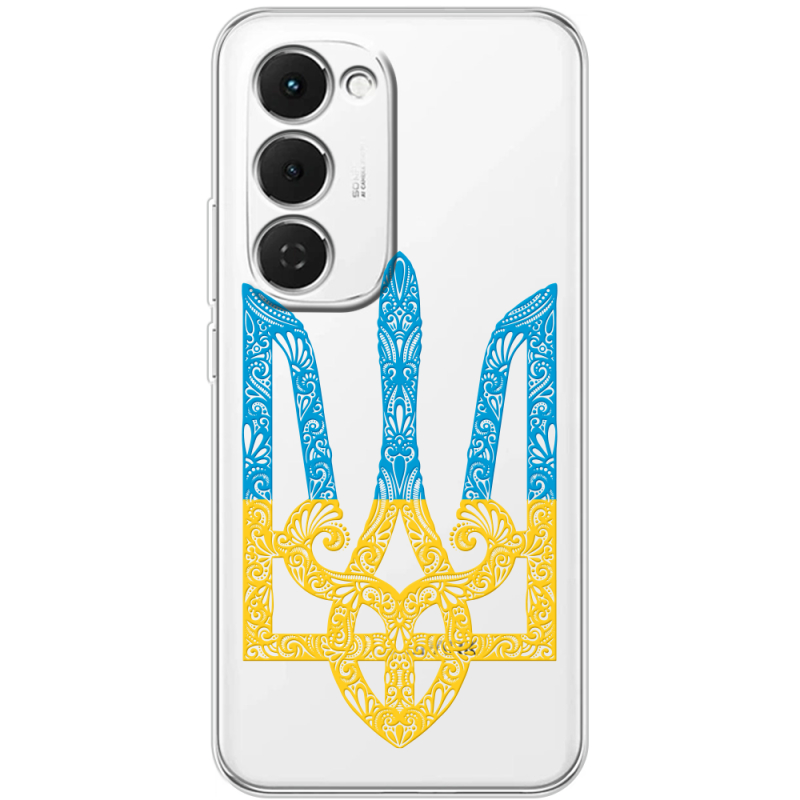 Прозорий чохол BoxFace Tecno Spark 40 Pro Plus Gold Trident